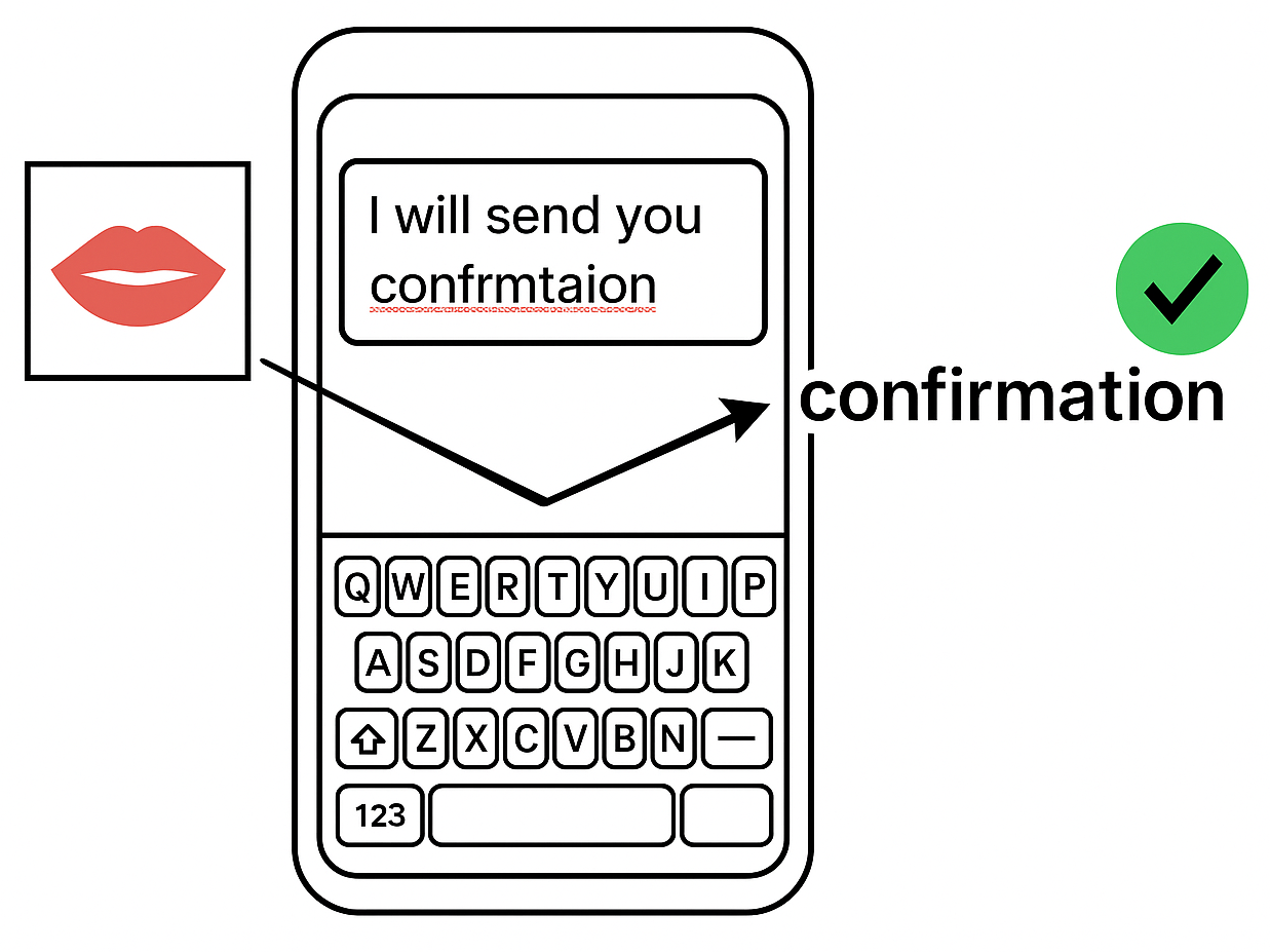 LipConfirm hero illustration